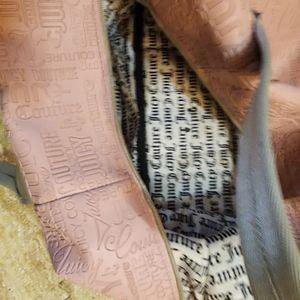 Juicy couture pink larger purse/bag, leather